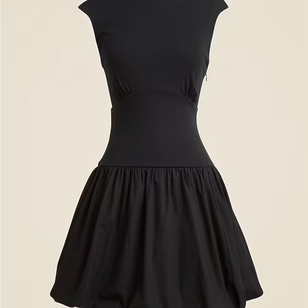 J. Crew Bubble-hem mixy dress NWOT
